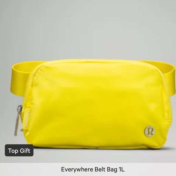 ❤️ Lululemon Sonic Yellow Extended Strap Everywhere Belt Bag NWT - Picture 3 of 13